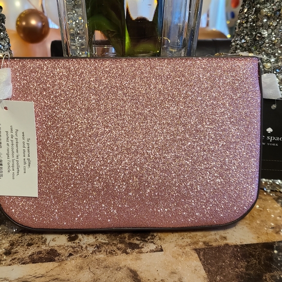 Kate Spade Pochette pink and gold - Picture 6 of 9